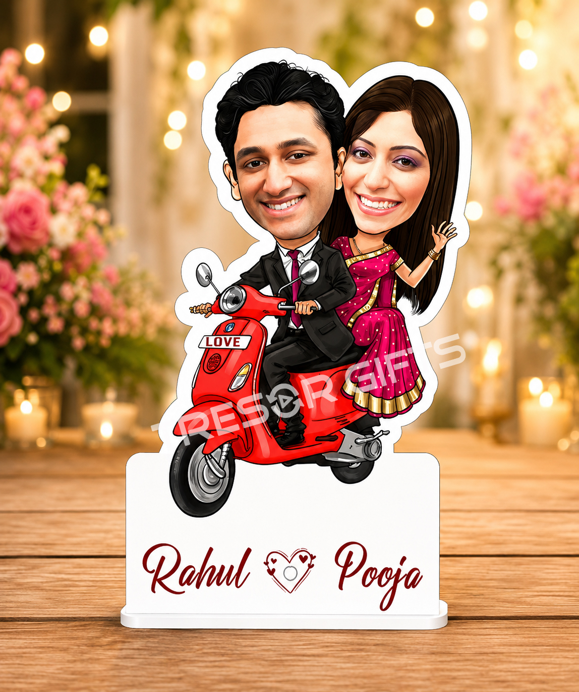 couplein cycle caricatureframe