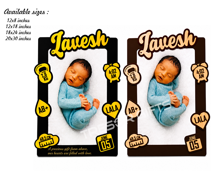 Baby details cutout