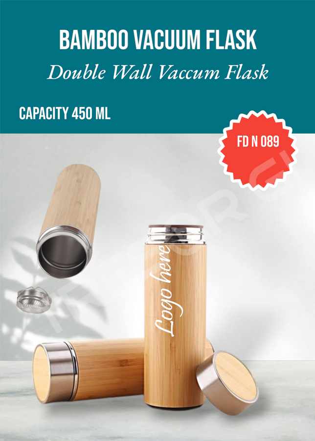 Bamboo Vacuum Flask