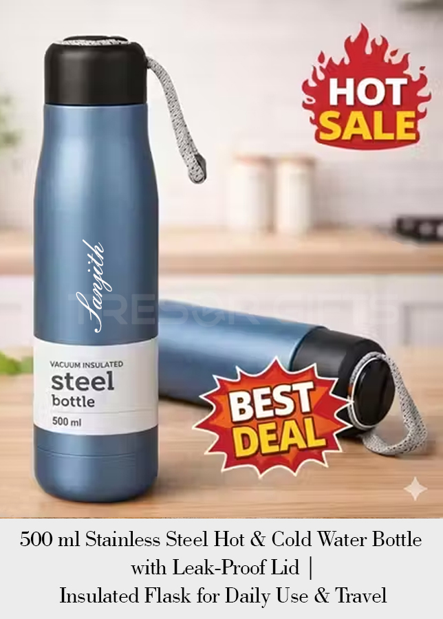SS Vacuum Flask with Cup