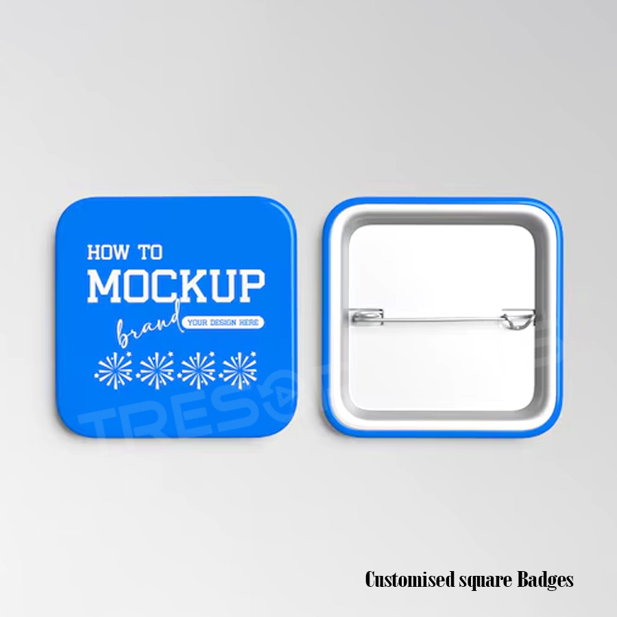 Custom Square Photo Badge