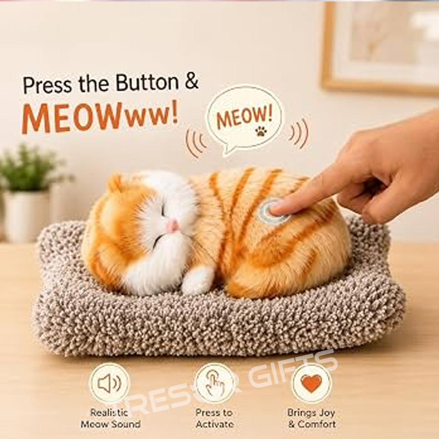 Sleeping Cat Sound Toy