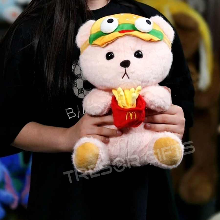 Soft Toy Bear with Berries 11