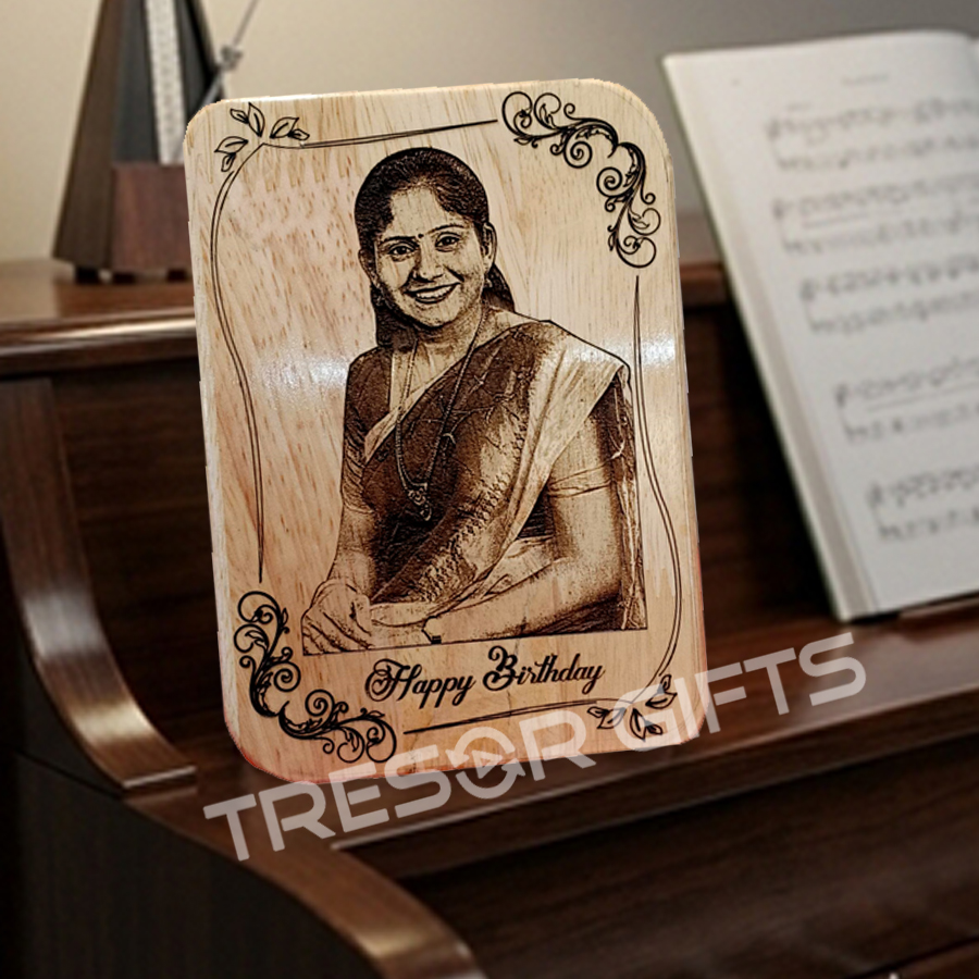 Personalized Couple Portrait Plaque