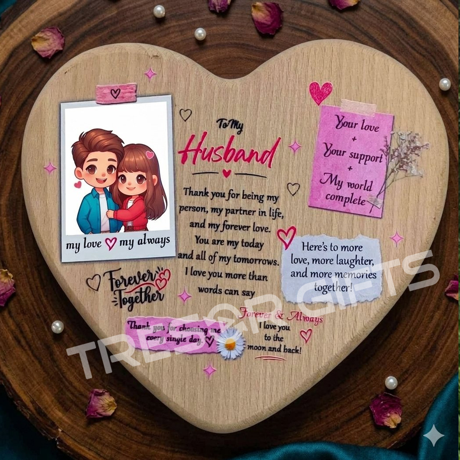Personalized Couple Wooden Engraving